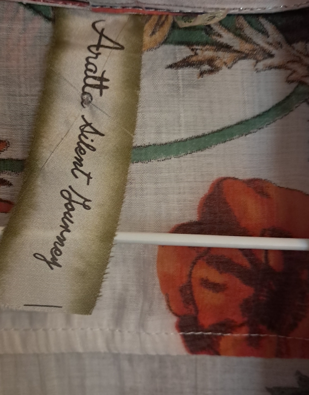 ARRATA SILENT JOURNEY EMBROIDERED SHORT KIMONO SIZE SMALL - Picture 2 of 16
